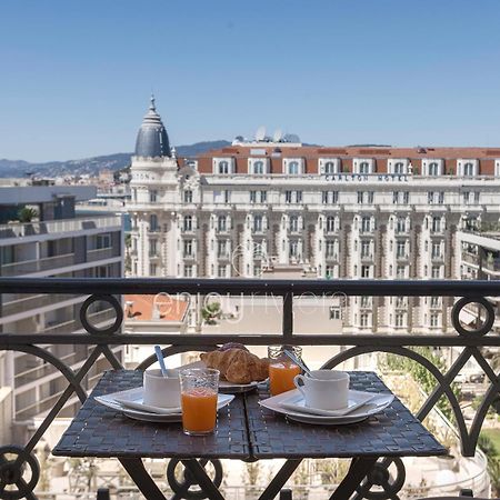 Palais Miramar Suite Art Modern - Derniere Etages Vue Mer - 75M De Confort - En Face Des Plages -Wifi - Clim كان المظهر الخارجي الصورة