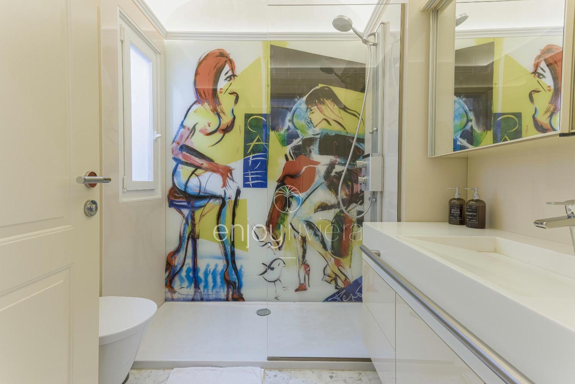 Palais Miramar Suite Art Modern - Derniere Etages Vue Mer - 75M De Confort - En Face Des Plages -Wifi - Clim كان المظهر الخارجي الصورة